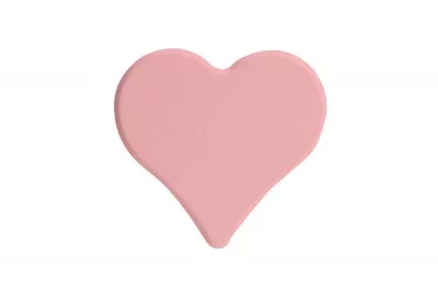 Ручка-кнопка 32 мм, отделка розовая