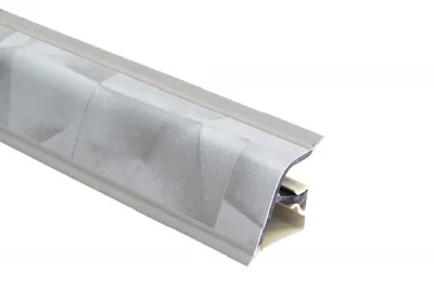 126.Бортик овальный L=4000, оригами серое