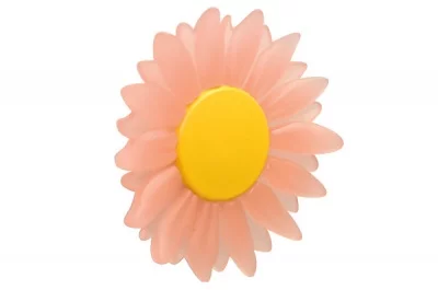 Ручка-кнопка 16/32 мм, отделка розовая