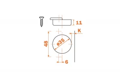 Петля 165&quot; угловая