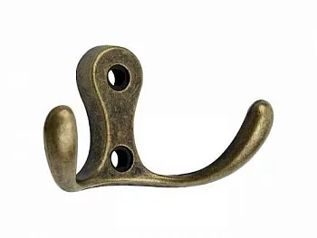 GTV: Мебельный крючок K-24 C0, старое золото WZ-C0-K24-04