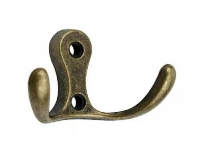 GTV: Мебельный крючок K-24 C0, старое золото WZ-C0-K24-04