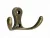 GTV: Мебельный крючок K-24 C0, старое золото WZ-C0-K24-04