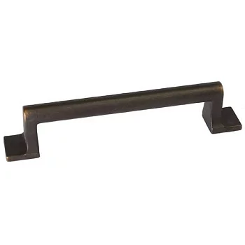 Ручка-скоба 128мм, отделка бронза античная темная