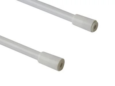 Рейлинг продольный Firmax глубина 350 мм белый, (2 рейлинга + 2 крепления)