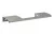 Ручка-скоба L.200мм, отделка сталь шлифованная