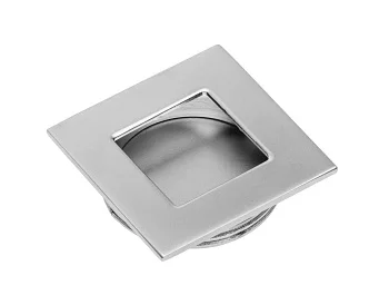 Ручка мебельная врезная квадратная UZ B226, алюминий GTV UZ-00B226-05