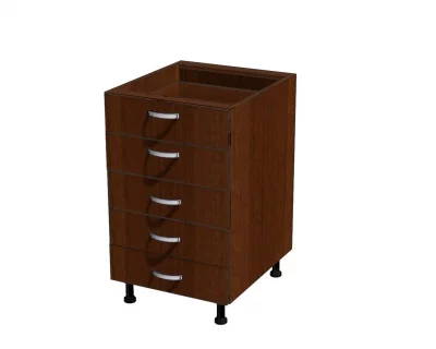 Корпус тумбы, 5 ящиков, 600*560*720