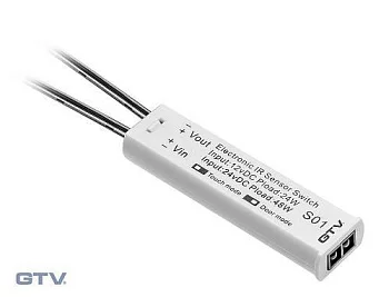 GTV: Датчик движения, двухфункциональный, со встроенным диммером 12V DC, белый AE-WBBUNI-10DIM