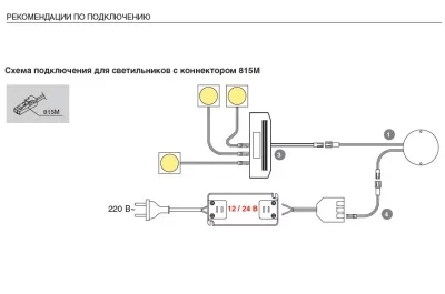 Емкостный выключатель с диммером Capsens FW, 30 Вт/12В, 60 Вт/24В