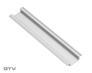 GTV: Алюминиевый профиль GLAX с фланцем,22x6 мм, (цена за 2 метра) врезной PA-GLAX-AL