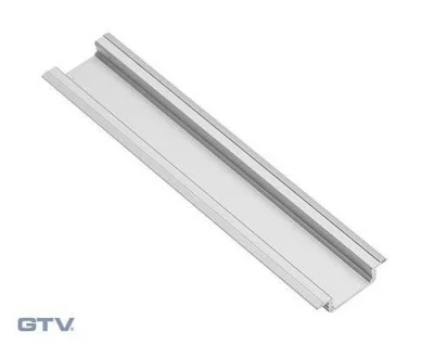 GTV: Алюминиевый профиль GLAX с фланцем,22x6 мм, (цена за 2 метра) врезной PA-GLAX-AL