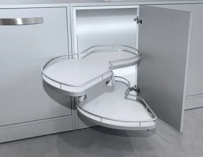 Kessebohmer: «ЛеМанс» отделка ТИТАН, левый, с доводчиками, для ширины фасадов 450 Kessebohmer: «ЛеМанс» отделка ТИТАН, левый, с доводчиками, для ширины фасадов 450