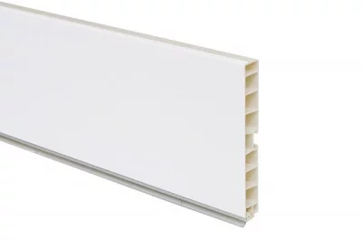 02 Цоколь ПВХ H.100, L=4000, белый