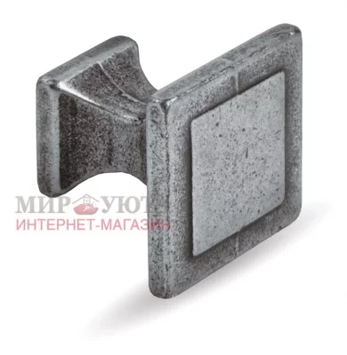 Ручка-кнопка серебро состаренное: WPO.115.000.00E8