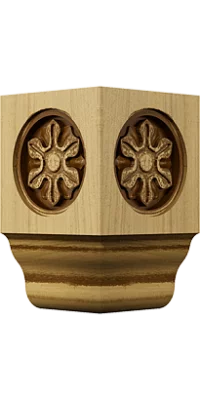 Накладка на ФН фигурный внешний угол 90, коллекция Виктория