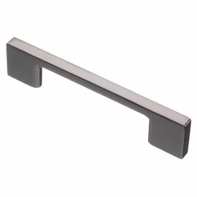 GTV: Ручка мебельная UZ 819 C=96, хром черный UZ-819096-12