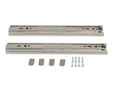 Бутылочница в базу 150мм, полного выдвижения, 342х250х150мм, хром