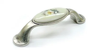 Gem: Ручка металлическая со вставкой "Лилия" - MZ.1286.F01.D.07.20