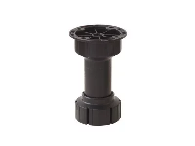 Цокольная ножка, H=100 мм, пластик, черный