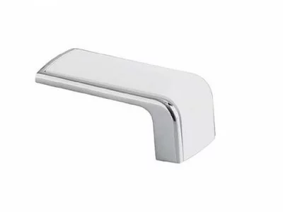 GTV: Ручка мебельная MONZA C=16 мм, хром/белая UZ-MONZA16-10