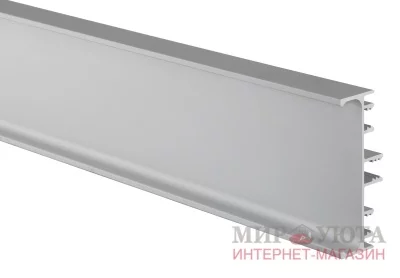 GOLINE Универсальная профиль-ручка без демпферов для среднего ящика, алюминий матовый, L-4180: GL2.549A.4180.7F