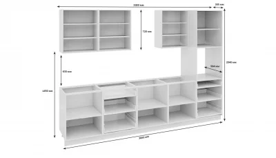Кухонный гарнитур 300 см «Ассорти» 597007