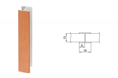 Комплект угловых элементов для цоколя ПВХ H.150, ольха