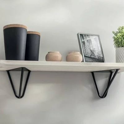 GTV: Полкодержатель WIRE, 180x160 мм, черный матовый: PP-WIRE-20M