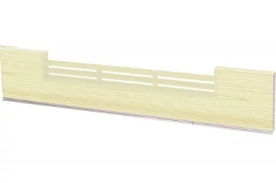 1366 Решётка вентиляционная для цоколя ПВХ H.120, L=600, сосна