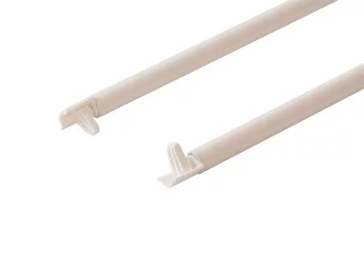 Рейлинги Firmax длина 450 мм, круглые средние для ящика Newline, белые