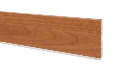 1863 Цоколь ПВХ H.100, L=4000, орех светлый NEW