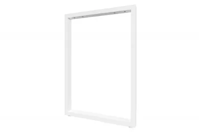 Опора для стола Мадрид l.595, h.820, отделка белый бархат (матовый)