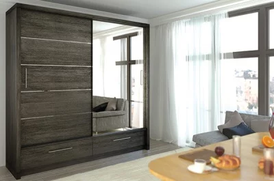 Направляющая верхняя врезная, L=3000мм, отделка черная