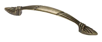 Ручка мебельная VINCENZA C=96 мм, старое золото GTV UZ-VINCE-96-04