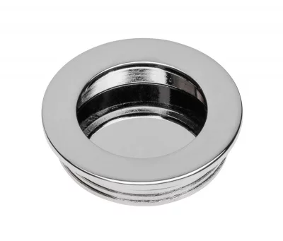 Ручка мебельная врезная круглая UZ B224, хром GTV UZ-00B224-01