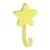 GTV: Крючок мебельный WM-STAR звезда, желтый: WM-STAR-ZT