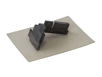 Угол 90° внешний верхнего профиля GOLA Alphalux,, алюминий черный