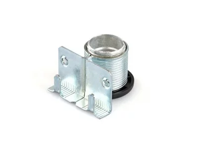 Ножка накладная, регулируемая для шкафа с пластиковым подпятником, замак Ножка накладная, регулируемая для шкафа с пластиковым подпятником, замак