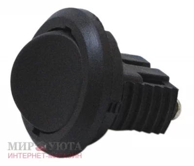 Выключатель врезной, черный: 300 ЧЕРНЫЙ