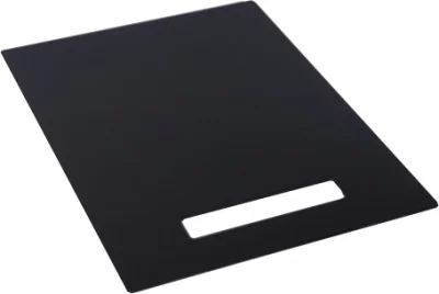 Schock: 629075 Разделочная доска большая для мойки Horizont D150 537x394x4 черное стекло
