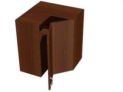 Корпус шкафа навесной, угловой с полкой (2 двери) 600*305*920