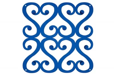 Комплект декоративных панелей VERSAILLES 254х254мм (6 штук), отделка голубая