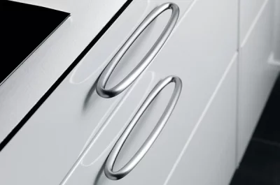 Ручка-скоба 160 мм, отделка сталь шлифованная