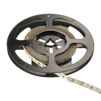 GTV: Светодиодная лента Flash 2835, 300 диодов, теплый белый, 30W, без силикона, 8мм, катушка 5м LD-2835-300-20-CB