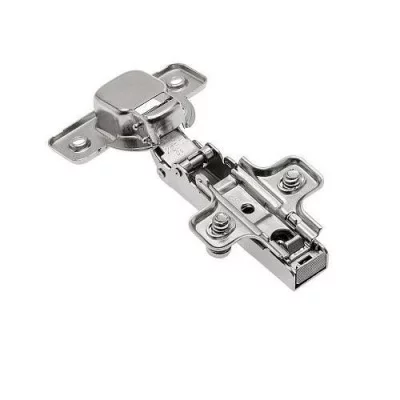 GTV: Петля накладная с клипом GTV H=0 без пружины, 45мм с эксцентриковой регулировкой с евро шурупом ZP-COCA450-ZE