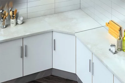 Столешница для угловых решений 900х900х38,8 Цермат