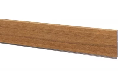 1863 Цоколь ПВХ H.100, L=4000, орех светлый