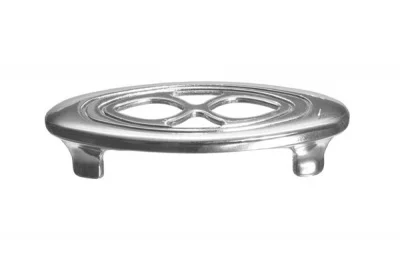 Ручка-скоба 64мм, отделка серебро