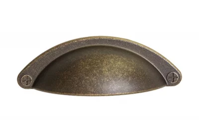 Ручка-скоба 64мм, отделка бронза античная